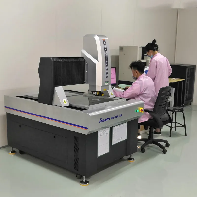 China Yuan thanks W Company for buy Automatic Laser Scan Visual Measuring Machine